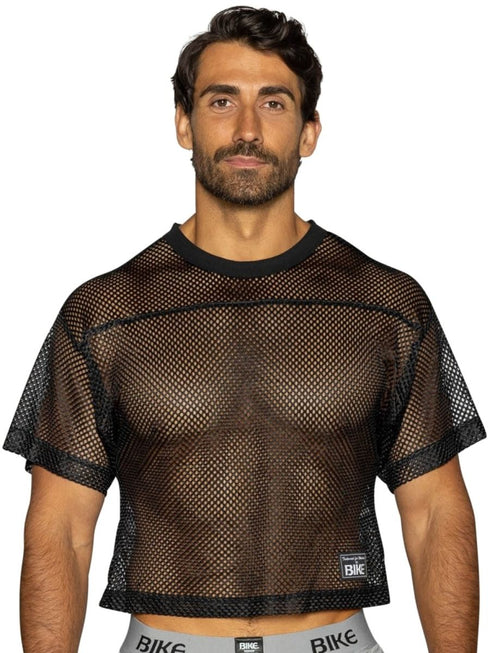 BIKE Athletic BAM134 Short Sleeve Practice Jersey in Bold Color Black