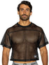 BIKE Athletic BAM134 Short Sleeve Practice Jersey in Bold Color Black