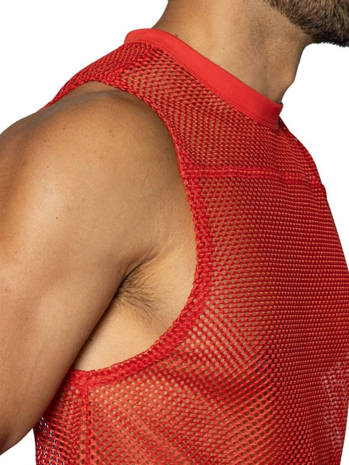 BIKE Athletic BAM135 Sleeveless Practice Jersey Color Color Red