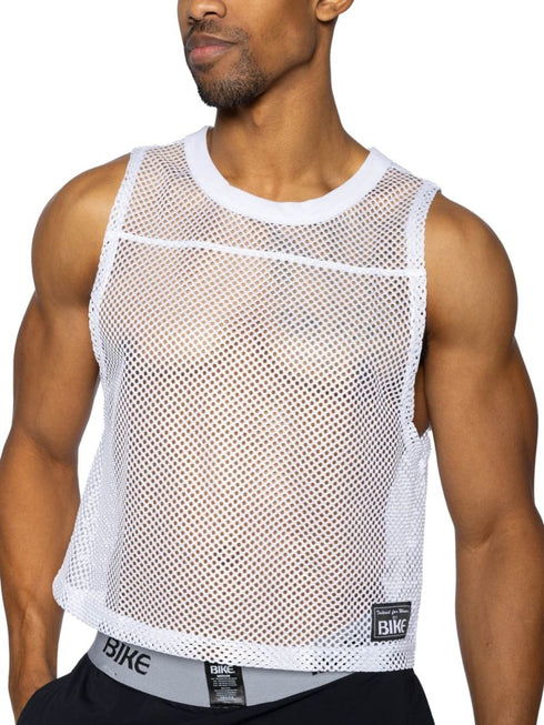 BIKE Athletic BAM135 Sleeveless Practice Jersey - Performance Color White