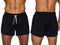BIKE Athletic BAM200 Track Short Color Color Black