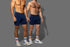 BIKE Athletic BAM207 Coaches Short 5 inch Inseam Color Color Navy