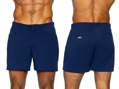 BIKE Athletic BAM207 Coaches Short 5 inch Inseam Color Color Navy