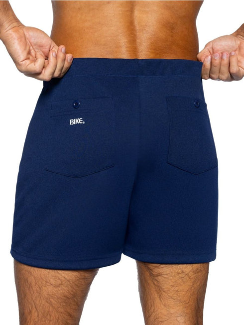 BIKE Athletic BAM207 Coaches Short 5 inch Inseam Color Color Navy