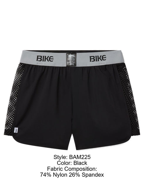 BIKE Athletic BAM225 Peek-a-boo Jock Short Color Black