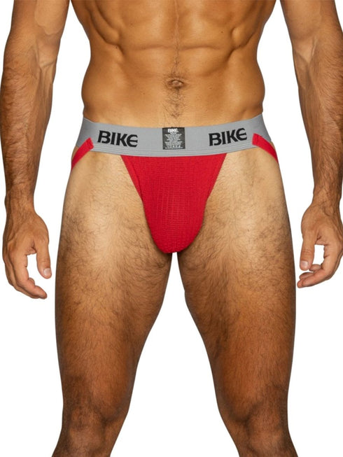 BIKE Athletic BAS304 Men's Underwear Classic Jockstrap Color Red