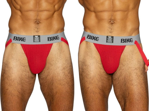 BIKE Athletic BAS304 Men's Underwear Classic Jockstrap Color Red
