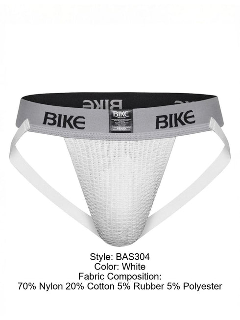 BIKE Athletic BAS304 Classic Jockstrap Color White