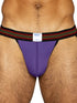 BIKE Athletic BAS305 Men's Underwear Performance Mesh Jockstrap Color Purple