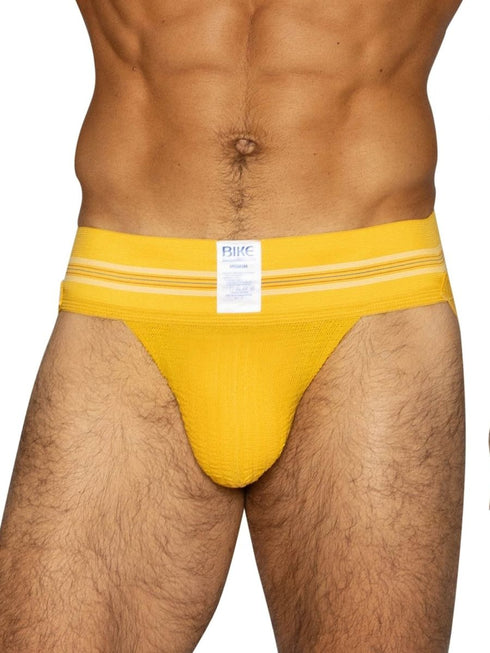 BIKE Athletic BAS306 Original Number 10 Yellow Jockstrap Color Yellow