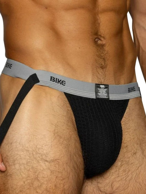 BIKE Athletic BAS308 Men's Underwear Swimmer Athletic Jockstrap Color Black