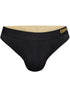 BIKE Athletic BAS319 Active Thong Color Color Black