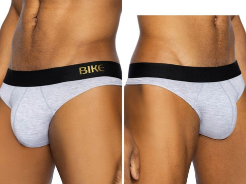 BIKE Athletic BAS319 Active Thong in Color Light Gray