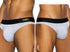 BIKE Athletic BAS319 Active Thong in Color Light Gray