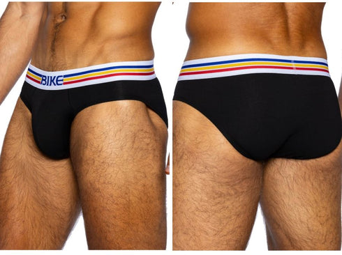 BIKE Athletic BAS327 Stretch Cotton Brief Color Color Black