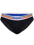 BIKE Athletic BAS327 Stretch Cotton Brief Color Color Black