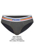 BIKE Athletic BAS327 Men's Underwear Stretch Cotton Brief Color Charcoal