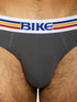 BIKE Athletic BAS327 Men's Underwear Stretch Cotton Brief Color Charcoal