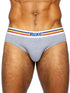BIKE Athletic BAS327 Stretch Cotton Brief Color Gray