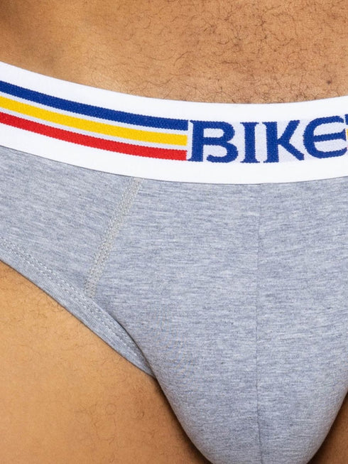 BIKE Athletic BAS327 Stretch Cotton Brief Color Gray
