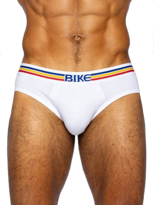 BIKE Athletic BAS327 Stretch Cotton Brief Color White