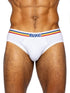 BIKE Athletic BAS327 Stretch Cotton Brief Color White