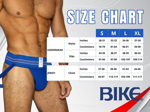 BIKE Athletic BAS308 Men's Underwear Swimmer Athletic Jockstrap Color Black