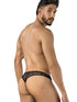 CandyMan 95011 Men's Underwear Seductive Lace Thongs Color Black