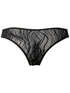 CandyMan 95011 Men's Underwear Seductive Lace Thongs Color Black