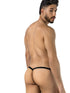 CandyMan 95012 Men's Underwear Seductive Lace Thongs Color Black
