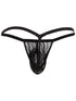 CandyMan 95012 Men's Underwear Seductive Lace Thongs Color Black