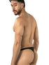 CandyMan 95013 Men's Underwear Seductive Lace Thongs Color Black