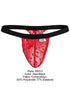 CandyMan 95013 Men's Underwear Seductive Lace Thongs Color Red-Black