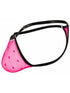 CandyMan 95016 Men's Underwear Sexy Mesh Thongs Color Hot Pink