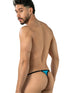 CandyMan 95016 Men's Underwear Sexy Mesh Thongs Color Turquoise