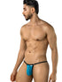 CandyMan 95016 Men's Underwear Sexy Mesh Thongs Color Turquoise