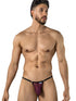 CandyMan 95016 Men's Underwear Sexy Mesh Thongs Color Wine
