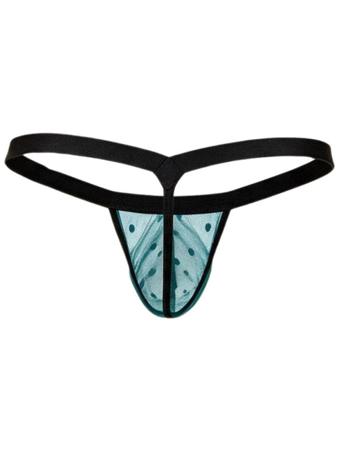 CandyMan 95017 Men's Underwear Mesh Thongs Color Emerald