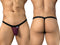 CandyMan 95017 Men's Underwear Mesh Thongs Color Wine