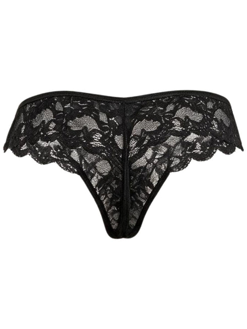 CandyMan 95019 Men's Underwear Elegant Lace Thongs Color Black