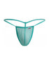 CandyMan 9586 G-String Color Aqua Mesh