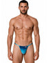 CandyMan 9586 Men's Underwear Mini G-String Color Blue Print