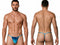 CandyMan 9586 Men's Underwear Mini G-String Color Blue Print