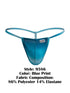 CandyMan 9586 Men's Underwear Mini G-String Color Blue Print