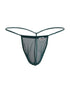 CandyMan 9586 G-String Color Bottle Green Mesh