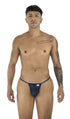 CandyMan 9586 G-String Color Dark Blue Mesh