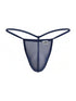CandyMan 9586 G-String Color Dark Blue Mesh