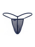 CandyMan 9586 G-String Color Dark Blue Mesh
