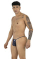 CandyMan 9586 G-String Color Dark Blue Mesh