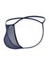 CandyMan 9586 Men's Underwear Mini G-String Color Dark Blue Mesh